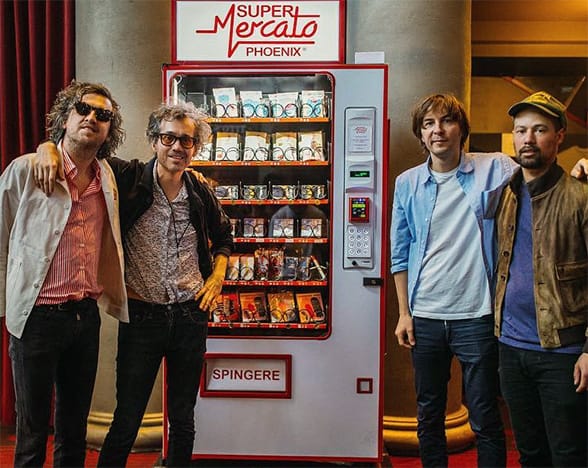 Phoenix Goes on Tour with Merch Vending Machine